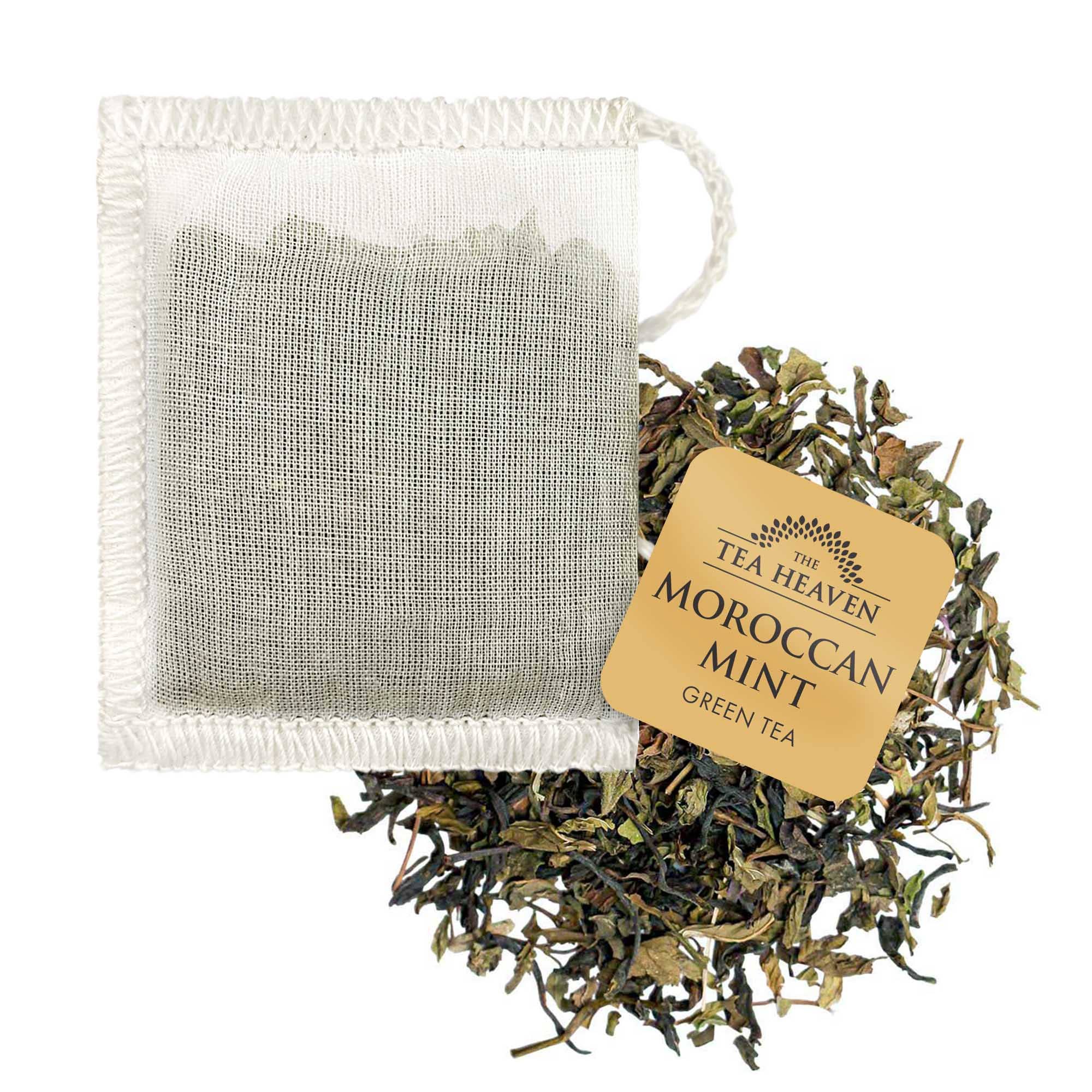 The Tea Heaven Moroccan Mint Mini Tea Bag Canister