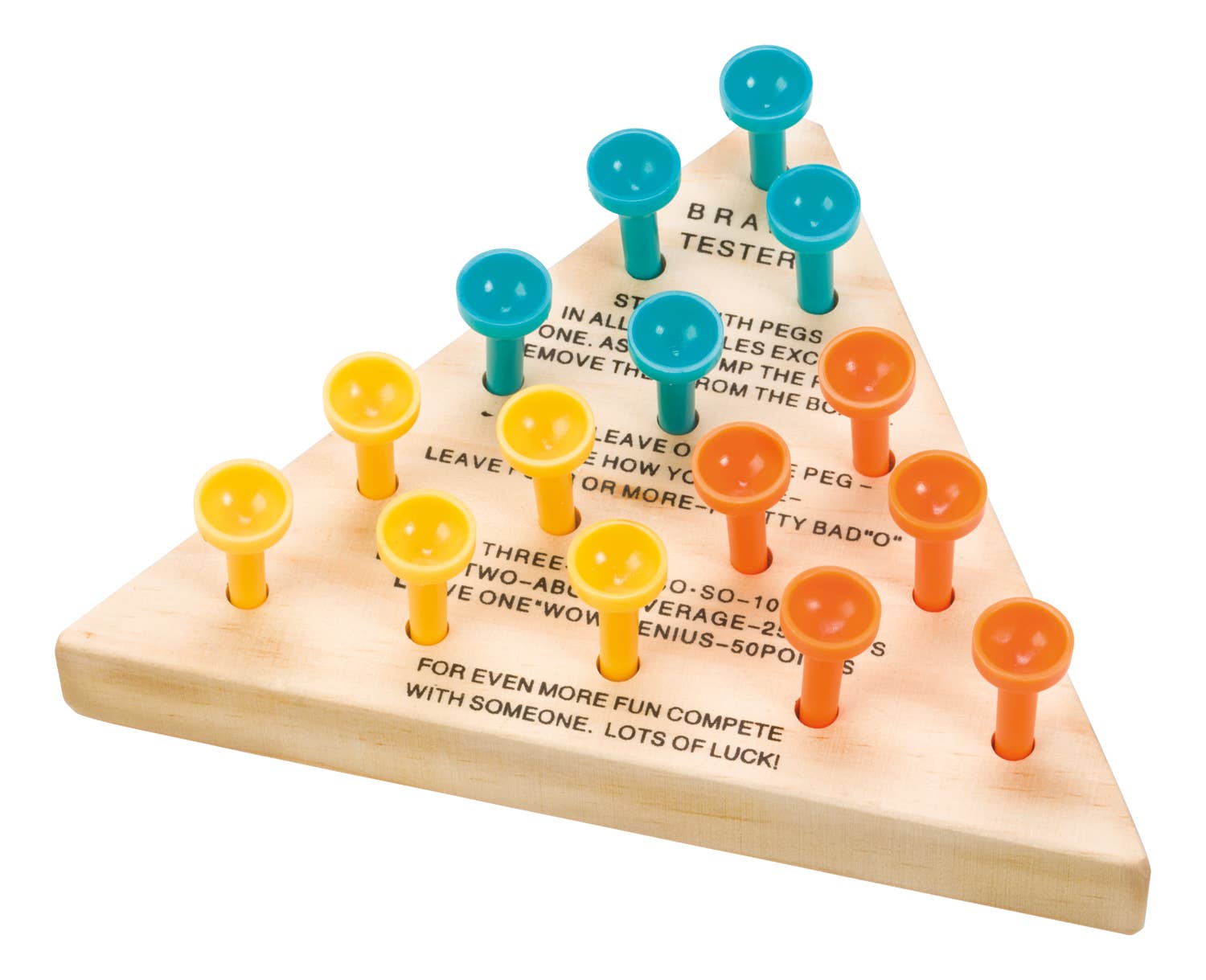 Toysmith Neato! Classic Wooden Peg Game