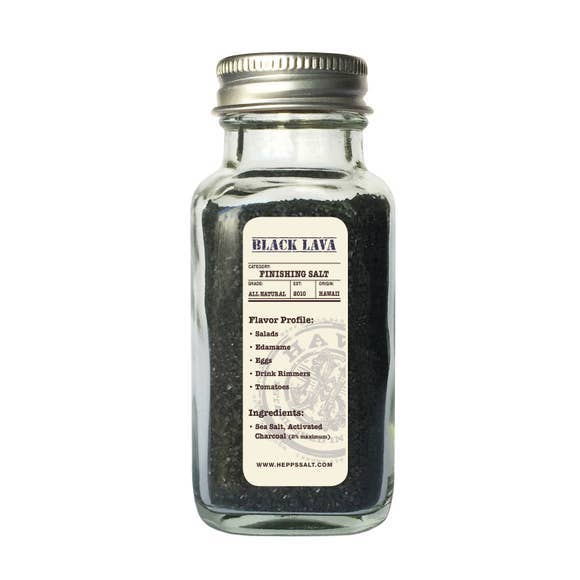 Hepp's Salt Co. Black Lava Sea Salt