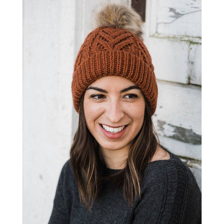 Huggalugs Chili Pom Pom Beanie