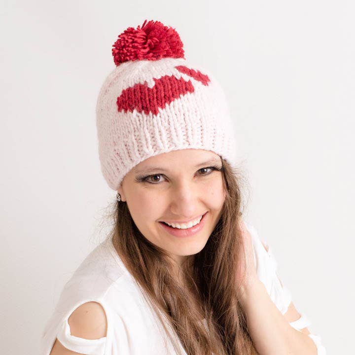 Huggalugs Sweetheart Knit Beanie