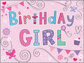 Gina B Birthday Card — Pink Birthday Banners