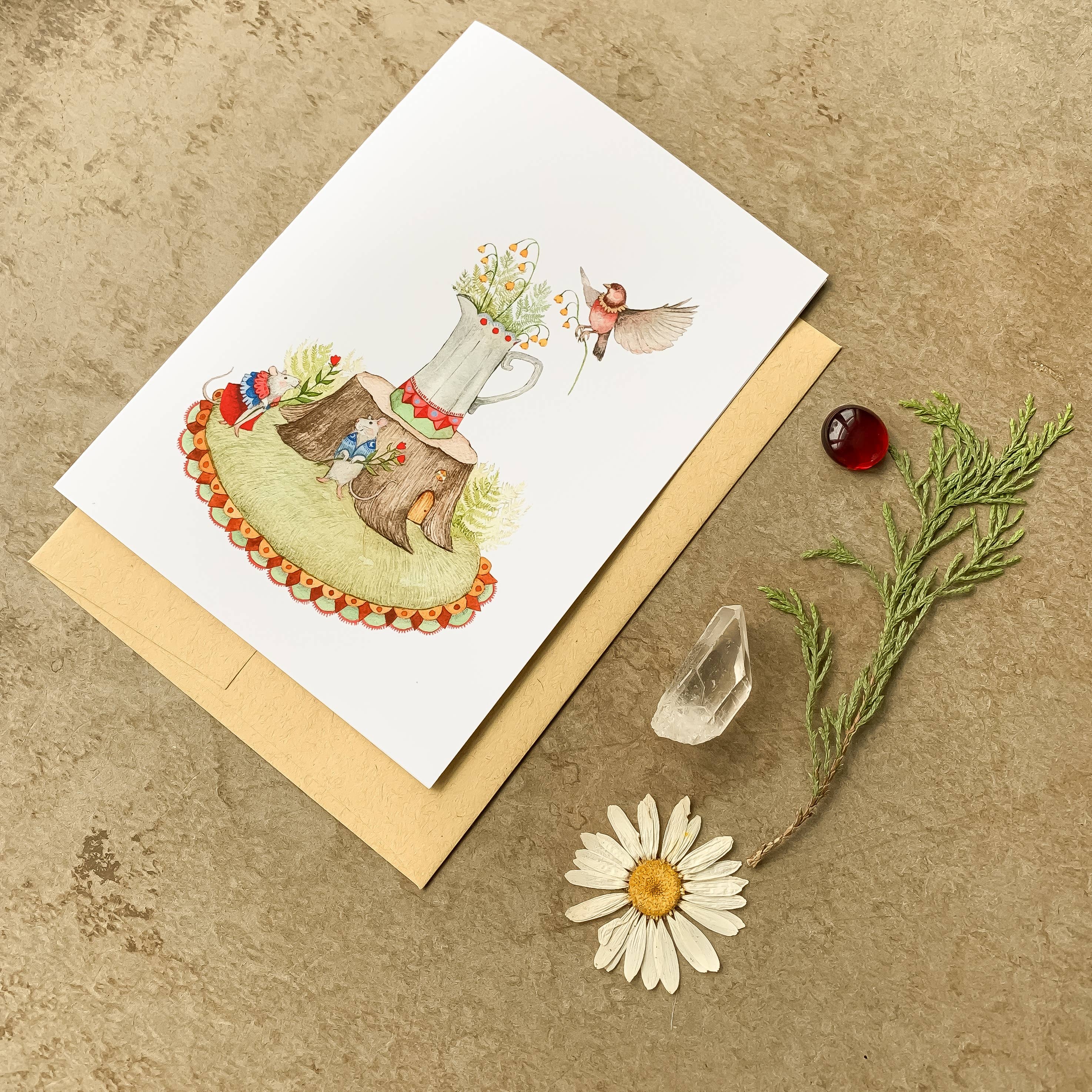Polanshek of the Hills “The Florists” Greeting Card