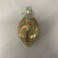 Gold Glass Christmas Ornament