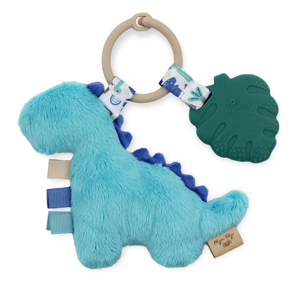Itzy Ritzy Plush Pal Teether - Dino, Mushroom, Rainbow