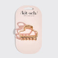 Kitsch Metal Medium Puffy Claw Clip — Gold
