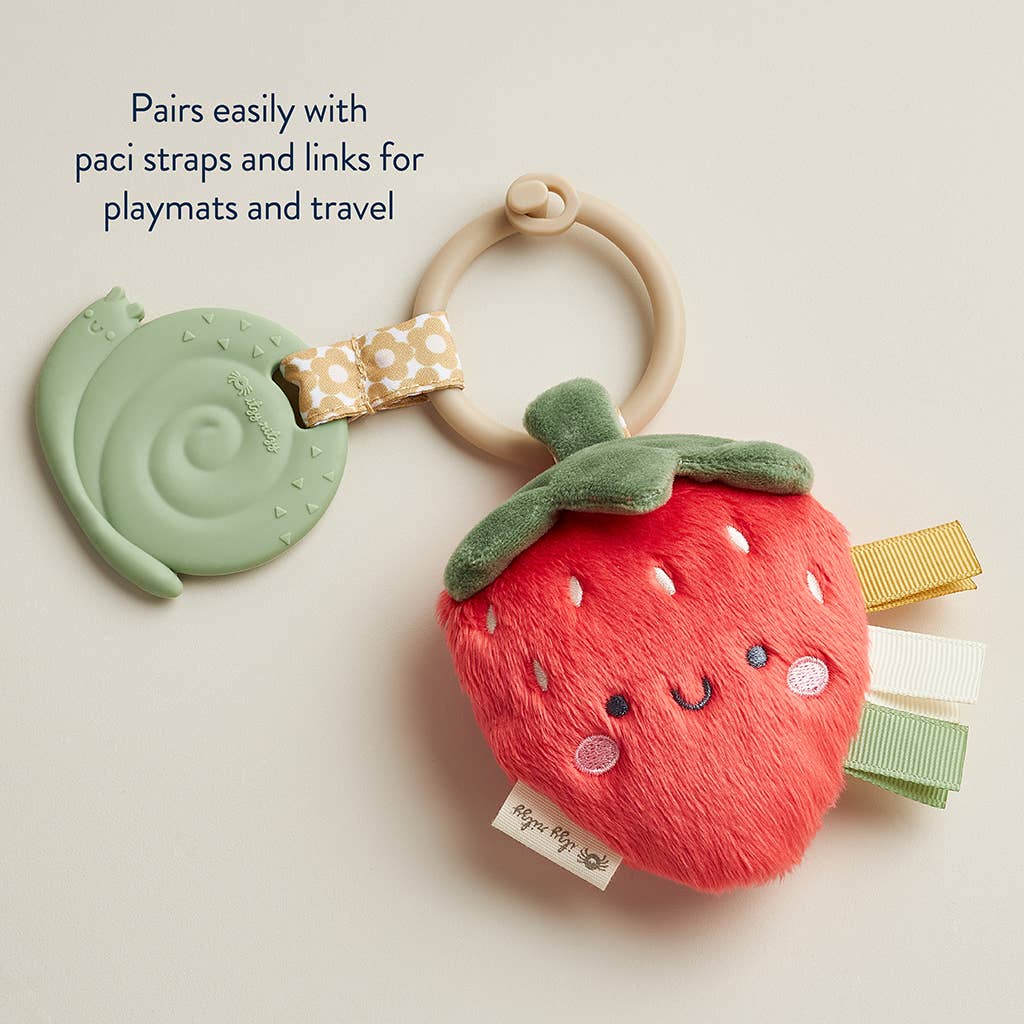 Itzy Ritzy Itzy Pal Plush + Teether Avocado or Strawberry