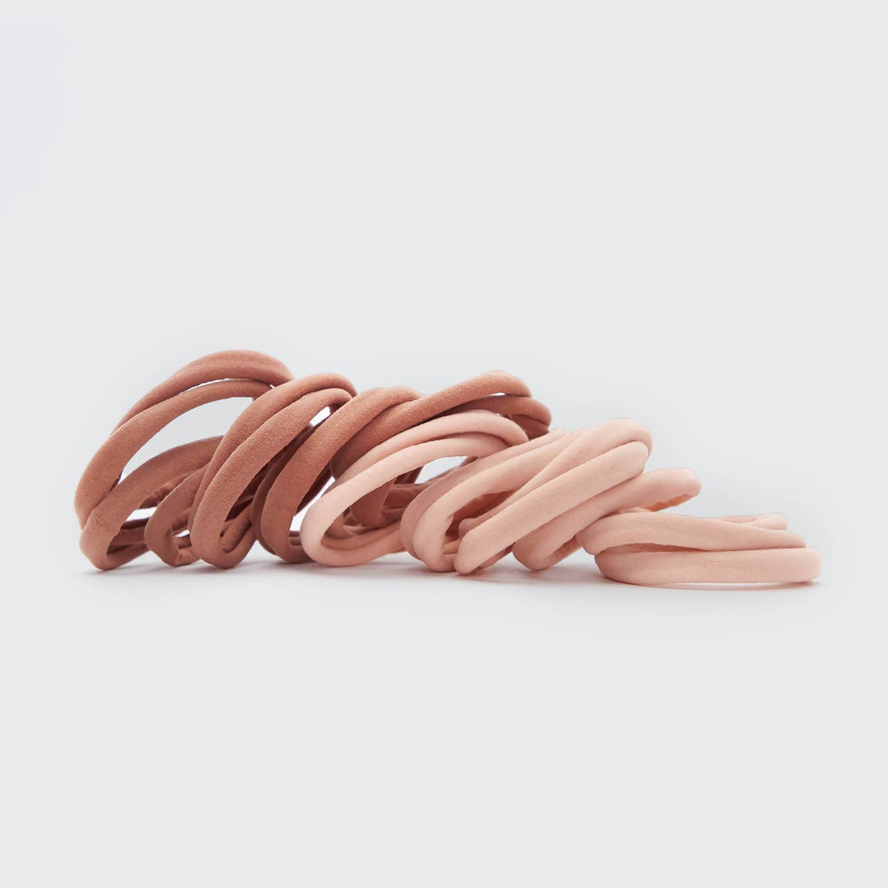 Kitsch Eco-Friendly Nylon Elastics 20pc Set — Blush