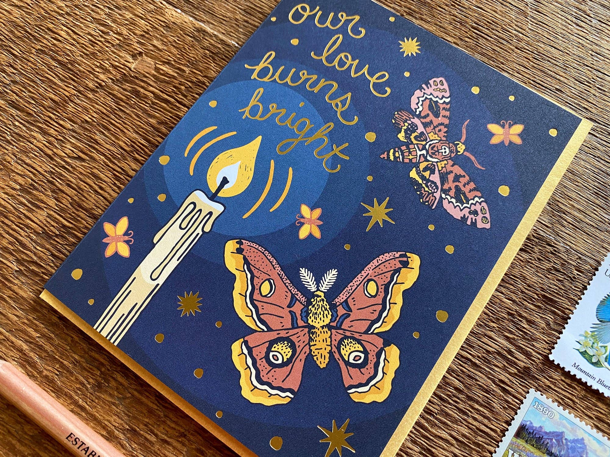 Noteworthy Paper & Press Love Burns Bright Greeting Card