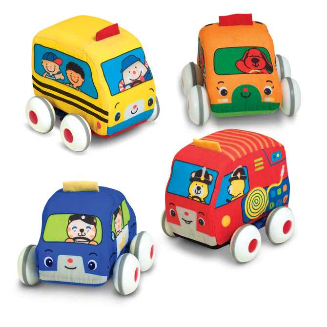Melissa & Doug Wooden Baby Vehicles Set