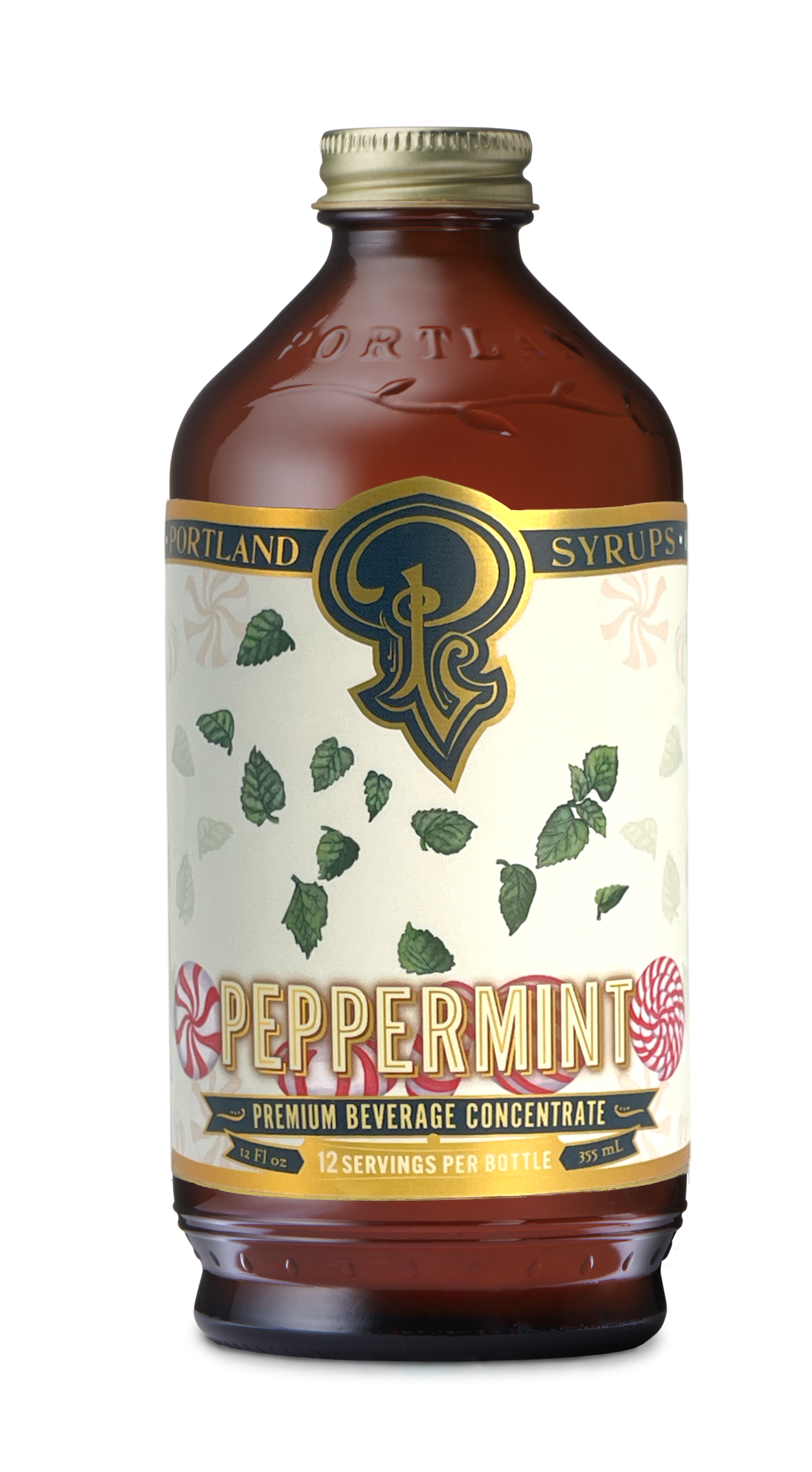 Portland Syrups Limited Edition Peppermint Cocktail & Coffee Syrup — 12oz