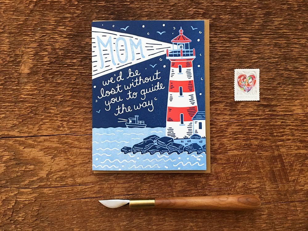 Noteworthy Paper & Press Mom Lighthouse Greeting Card