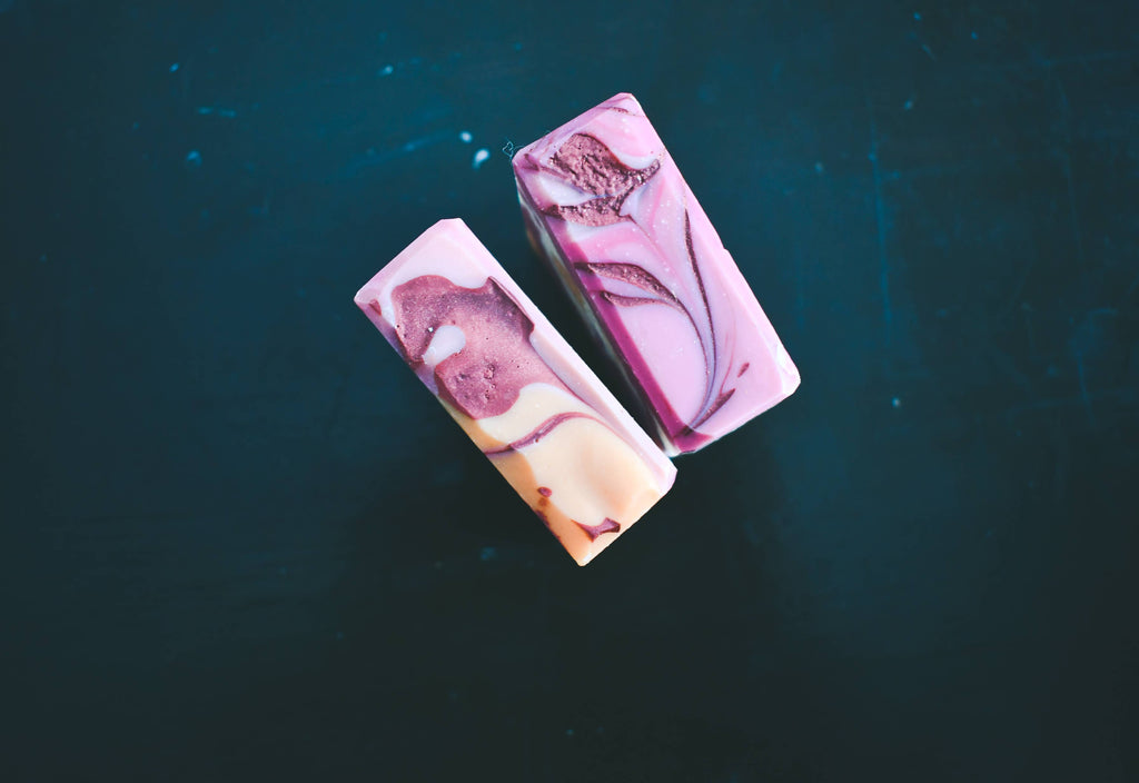 Orange Thyme Vanilla Raspberry Olive Oil Soap Bar