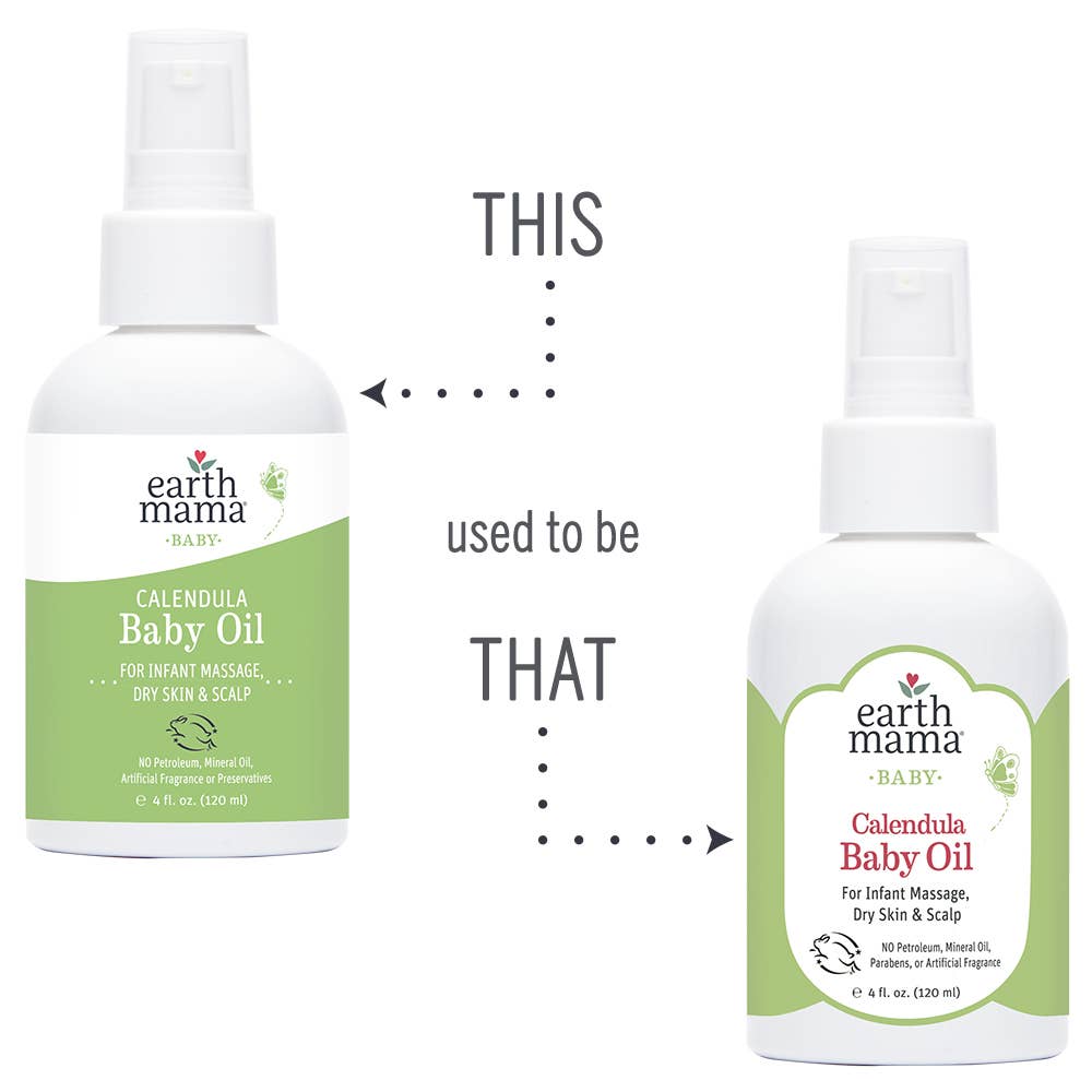 Earth Mama Calendula Baby Oil
