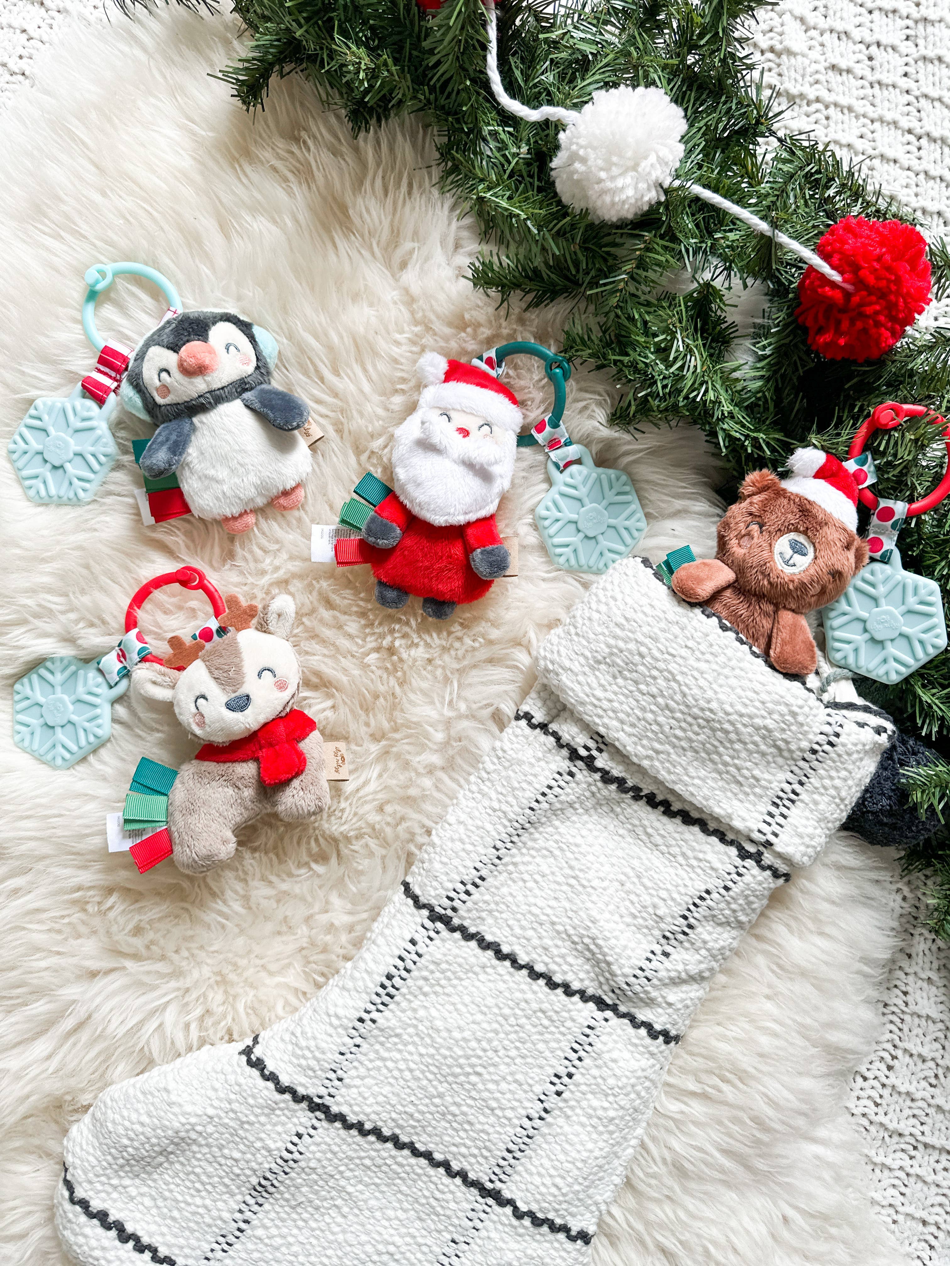 Itzy Ritzy Holiday Itzy Pal Plush and Teether