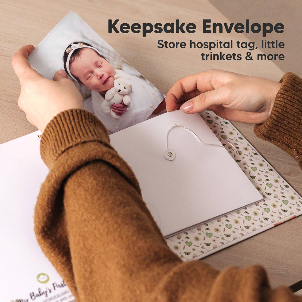 KeaBabies Wonderland Baby Memory Book — First Years Keepsake Journal
