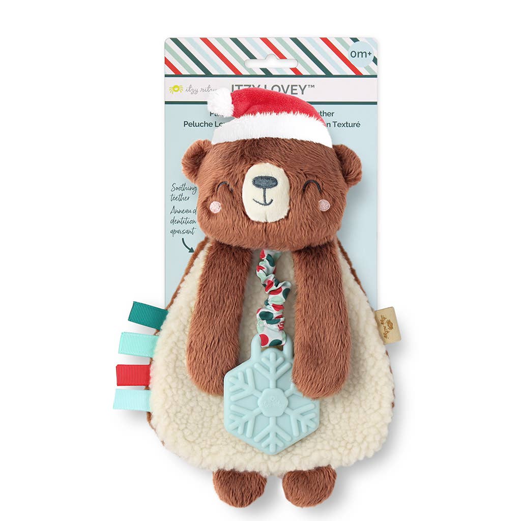 Itzy Ritzy Holiday Lovey Plush and Teether Toy