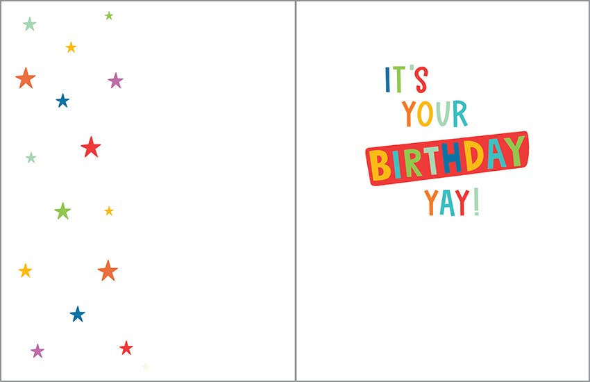 Gina B Birthday Card — Skateboarding Tiger