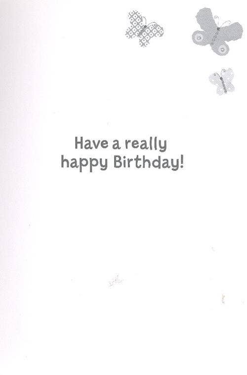 Blush Confetti Birthday Girl Card