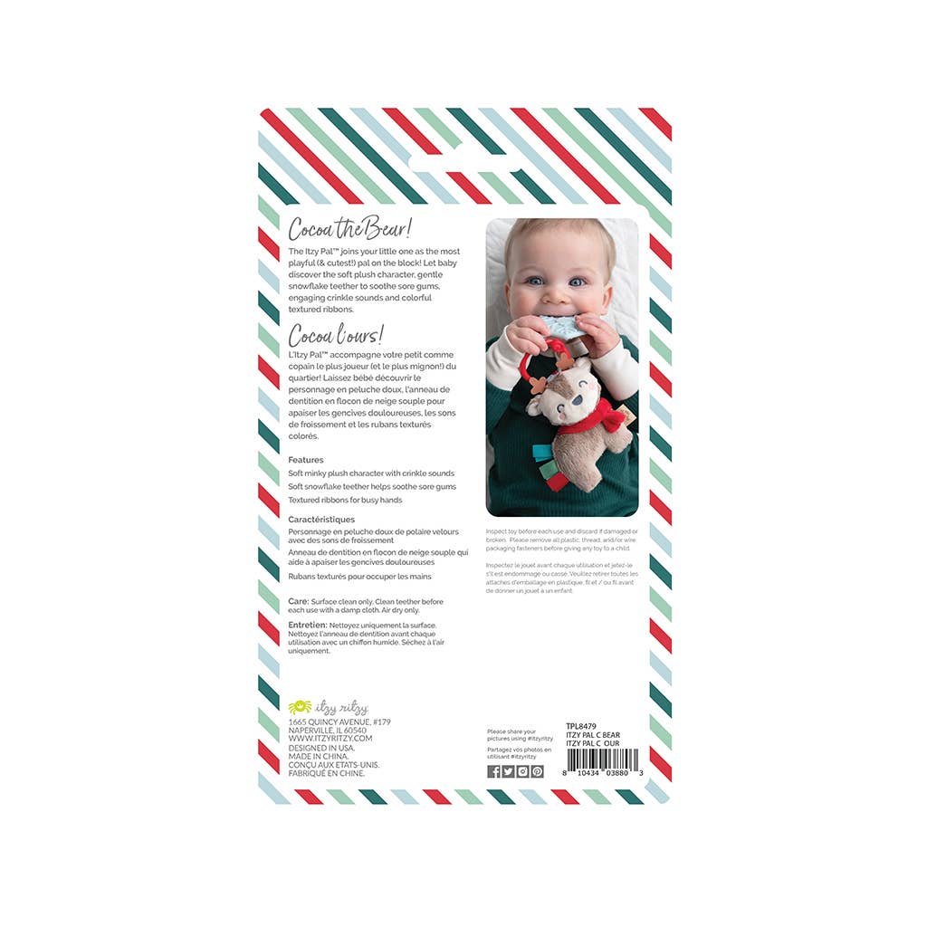 Itzy Ritzy Holiday Itzy Pal Plush and Teether