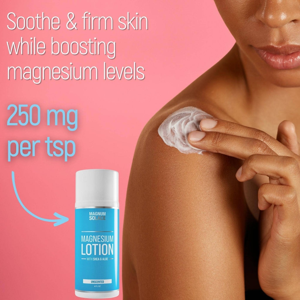 Magnum Solace Magnesium Lotion for Restless Legs & Muscle Relief