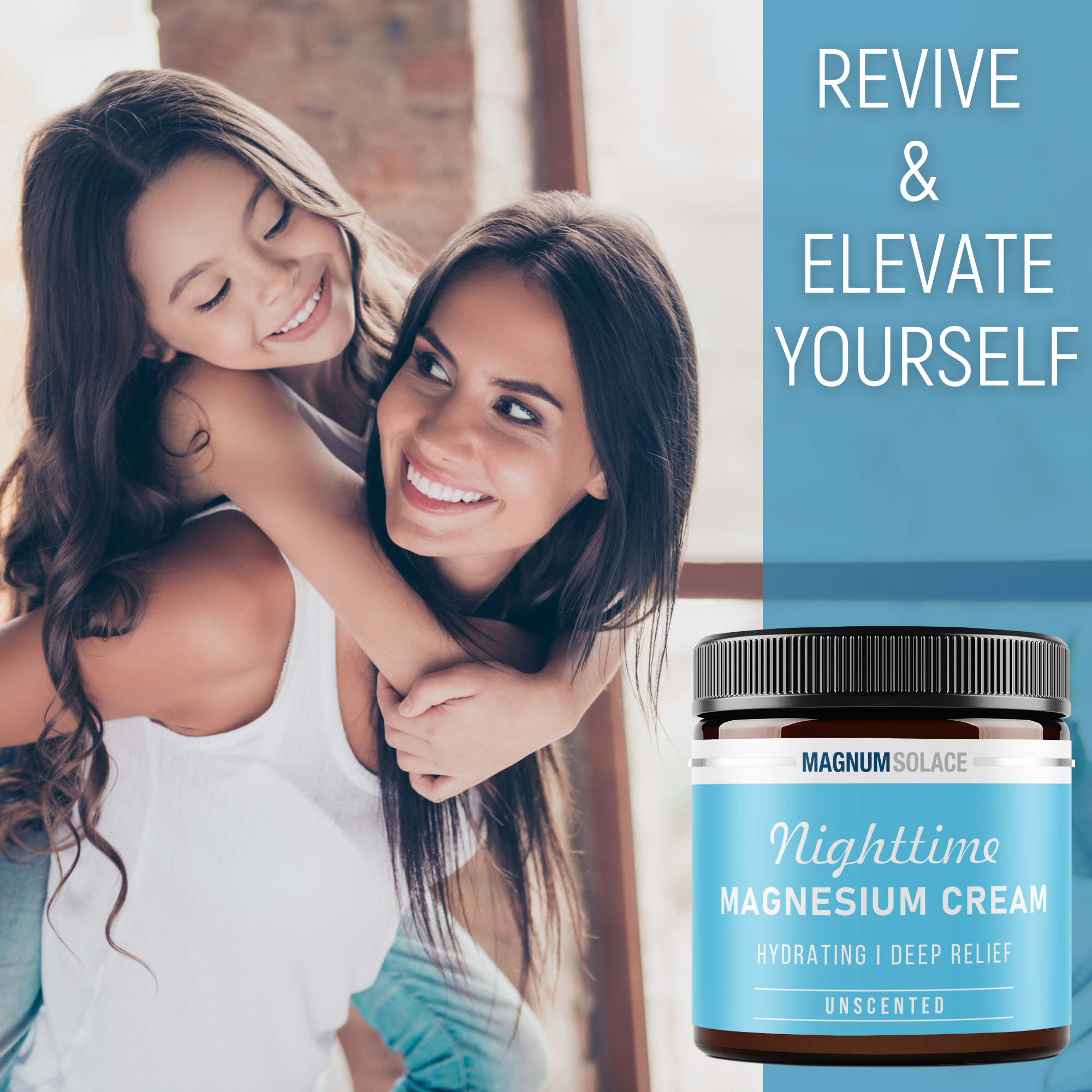Magnum Solace Nighttime Magnesium Cream, Soothing Body Moisturizer