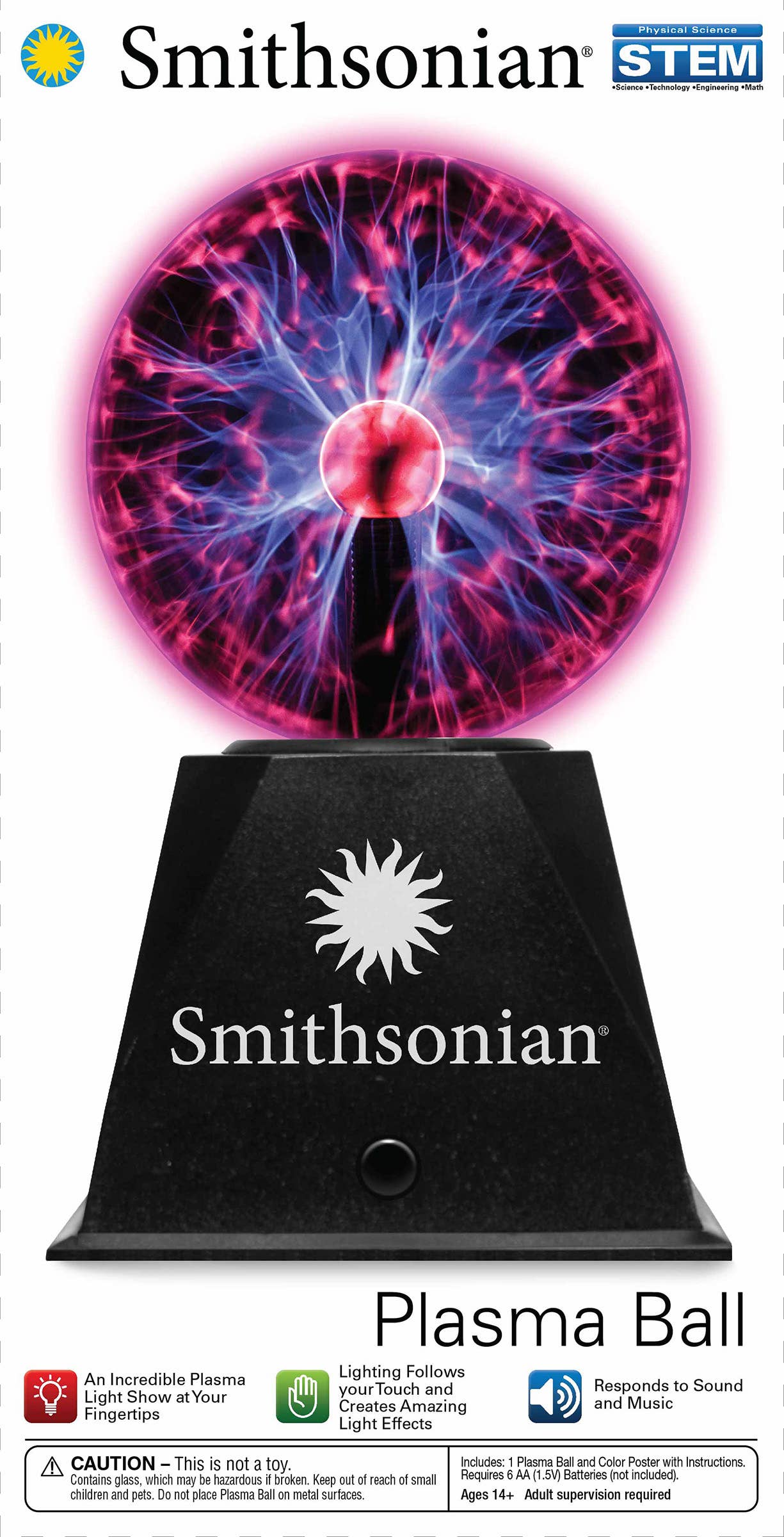 Toysmith Smithsonian Plasma Ball