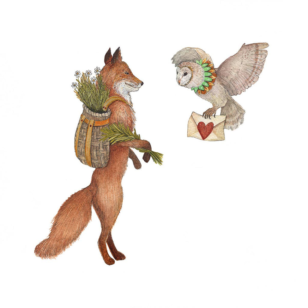 Polanshek of the Hills “A Lovely Greeting” Greeting Card
