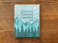 Noteworthy Paper & Press John Muir Mountains Quote Greeting Card