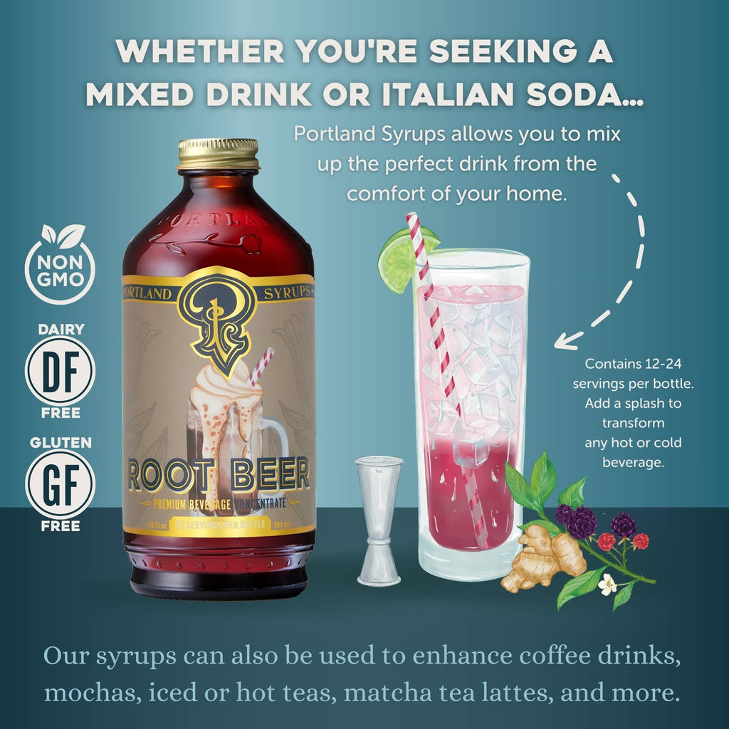 Portland Syrups Craft Root Beer Syrup — 12 oz
