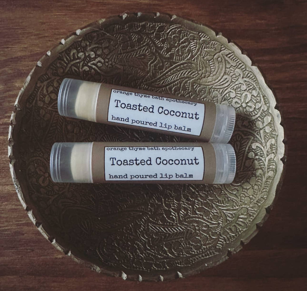 Orange Thyme Toasted Coconut Lip Balm