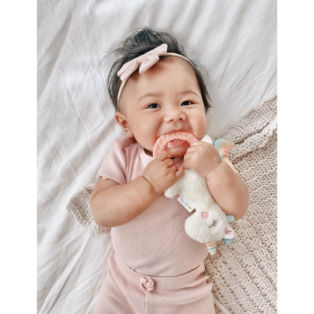 Itzy Ritzy Plush Rattle Pal with Teether