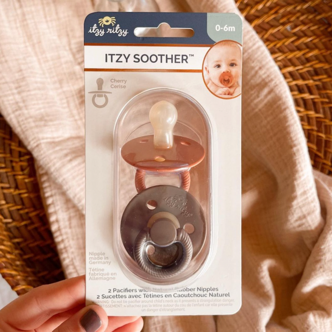Itzy Ritzy Soother Natural Rubber Pacifier Set