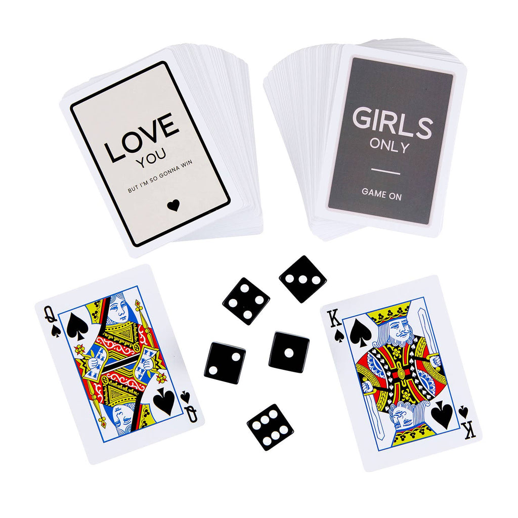 Santa Barbara Studios Playing Card + Dice Set
