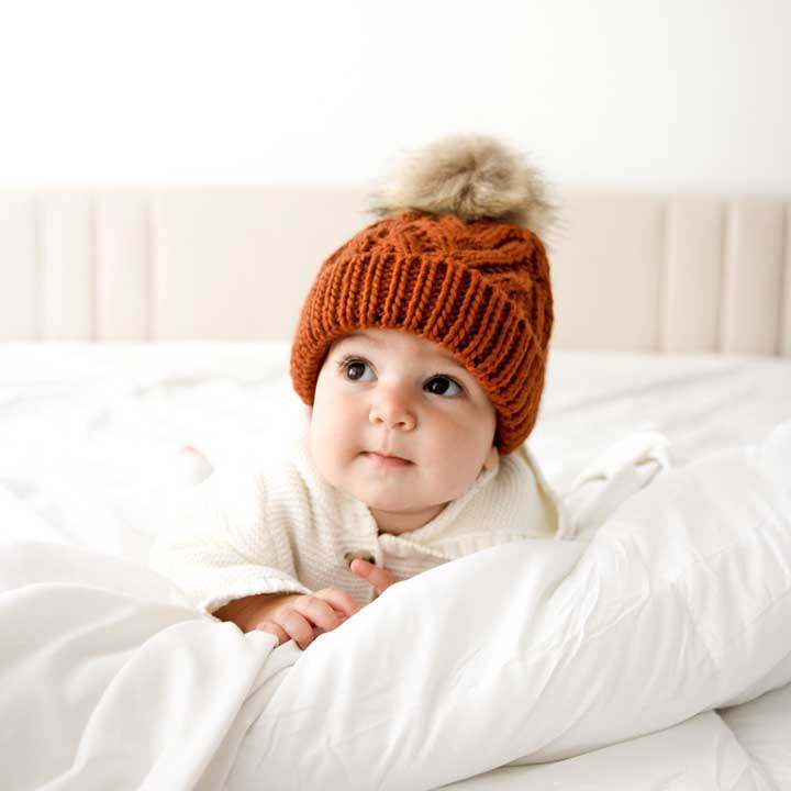 Huggalugs Chili Pom Pom Beanie