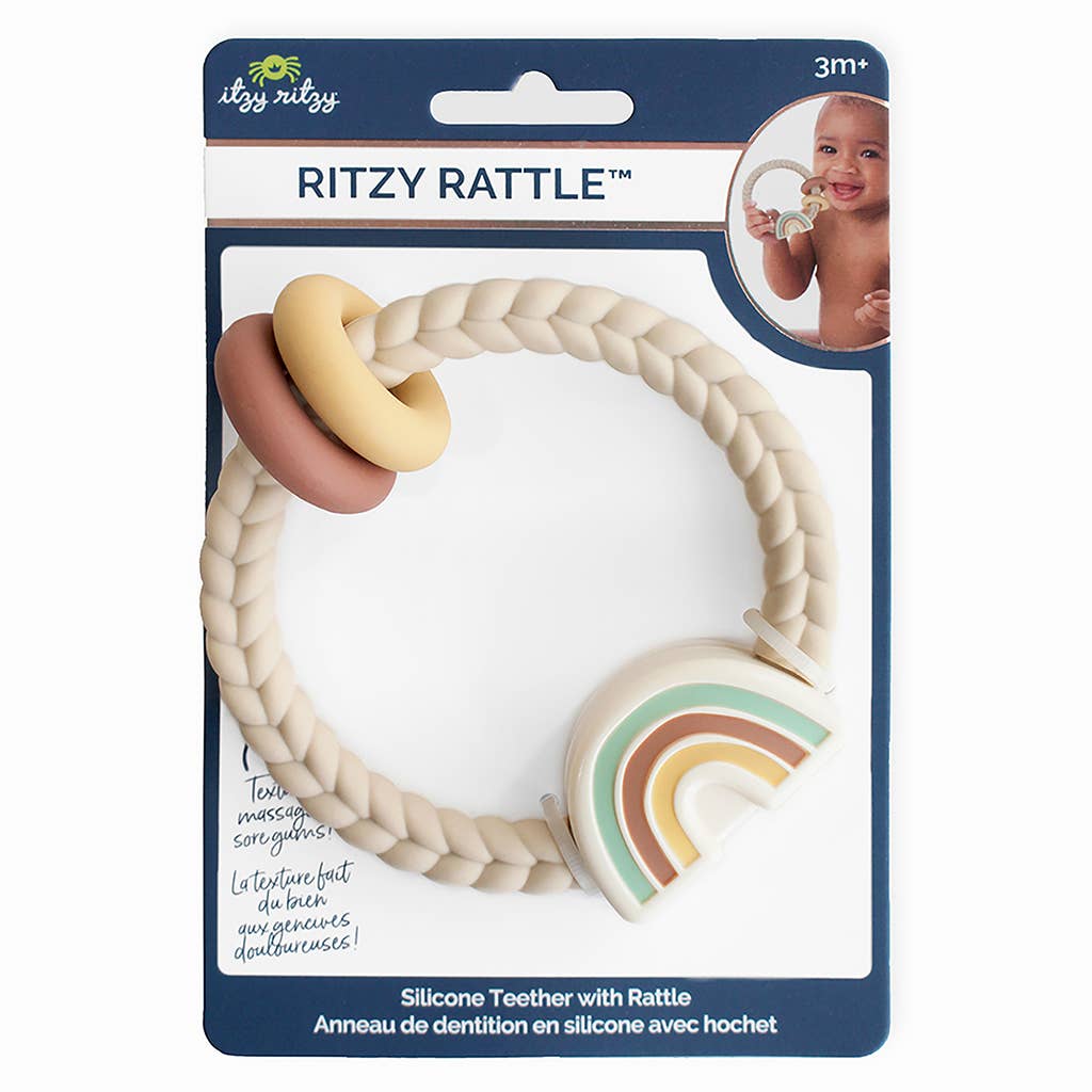 Itzy Ritzy Silicone Rattle Teether