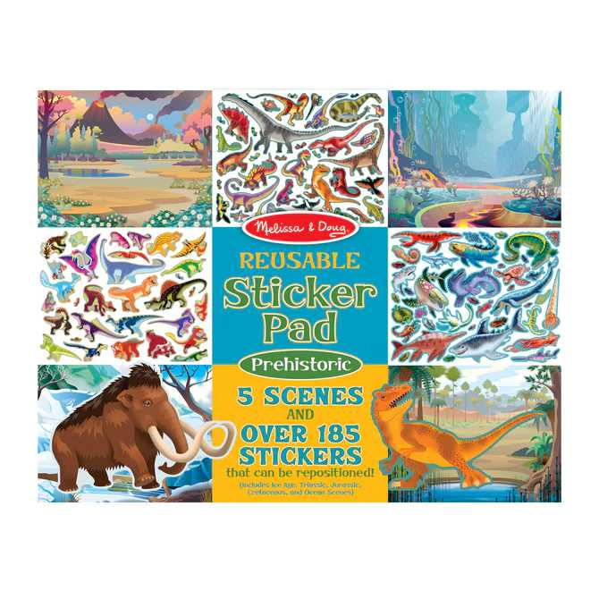 Melissa & Doug Reusable Sticker Pad — Prehistoric