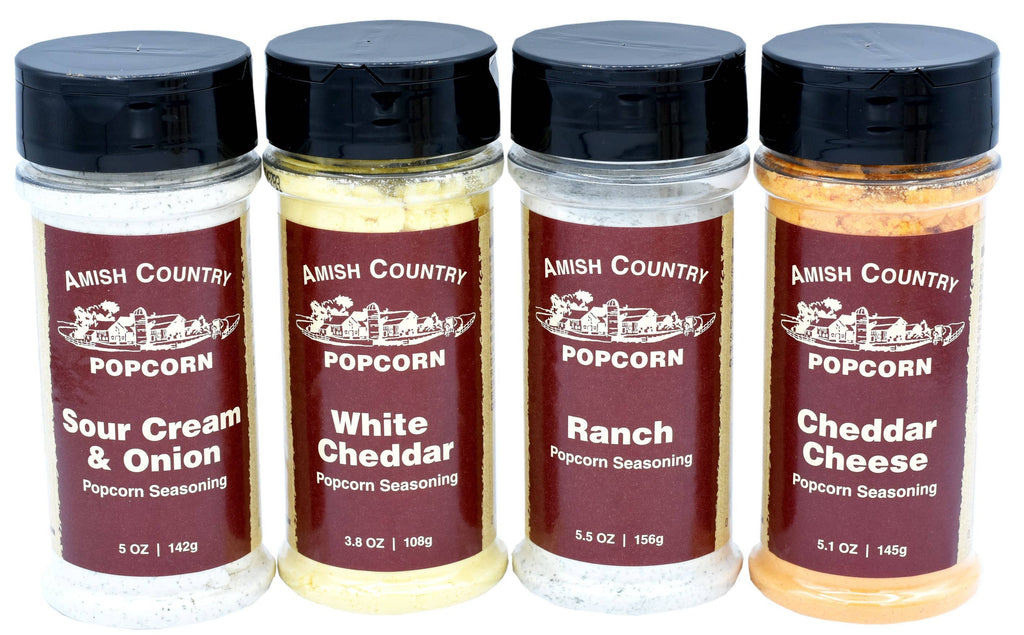 Amish Country Popcorn 12 Pack Mixed Original Seasonings Assorted