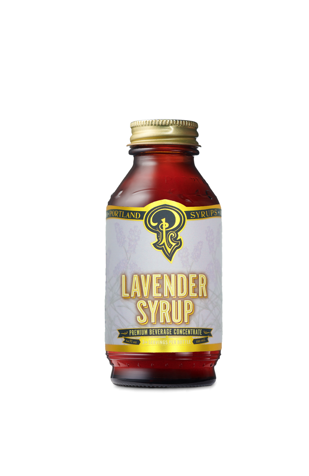 Portland Syrups Lavender Craft Syrup — 3.4 oz Bottle