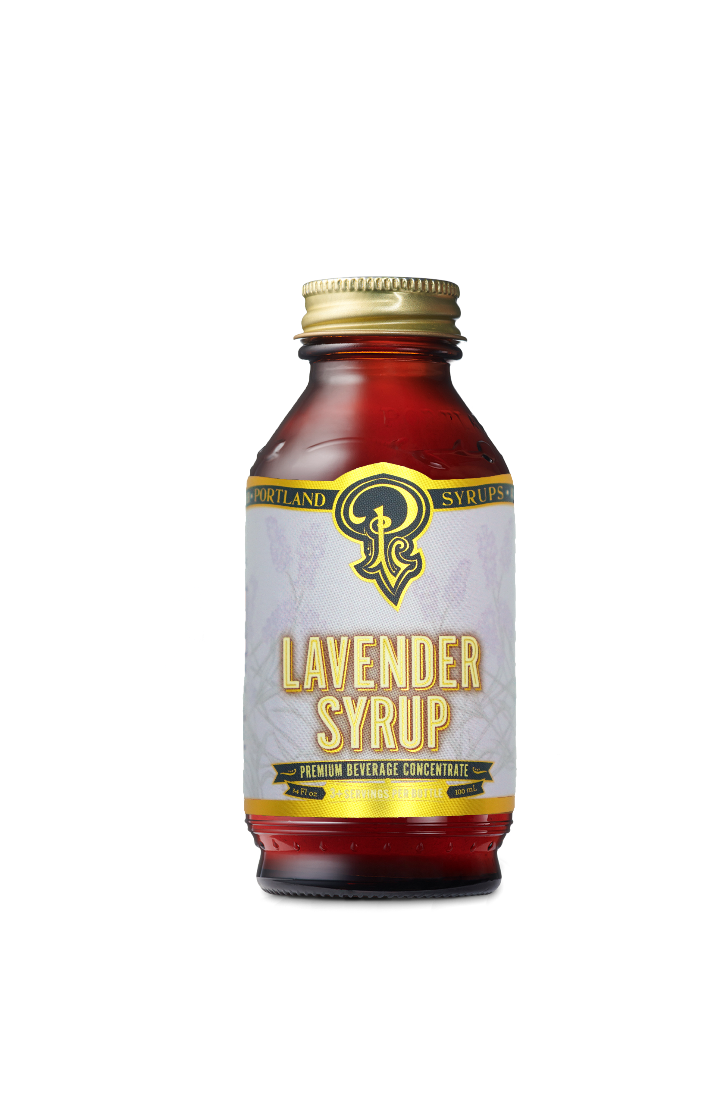 Portland Syrups Lavender Craft Syrup — 3.4 oz Bottle