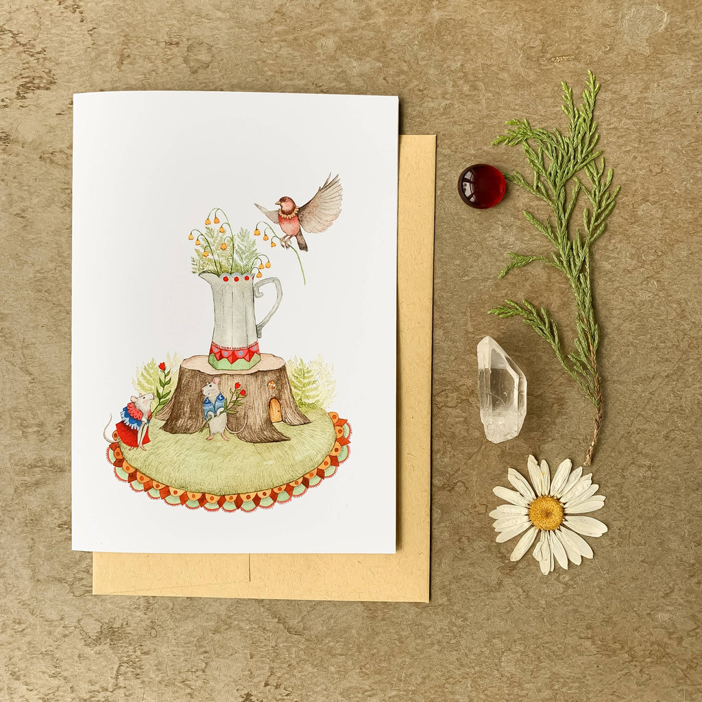 Polanshek of the Hills “The Florists” Greeting Card