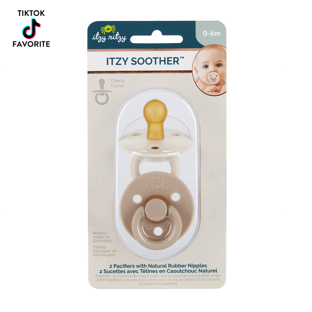 Itzy Ritzy Soother Natural Rubber Pacifier Set