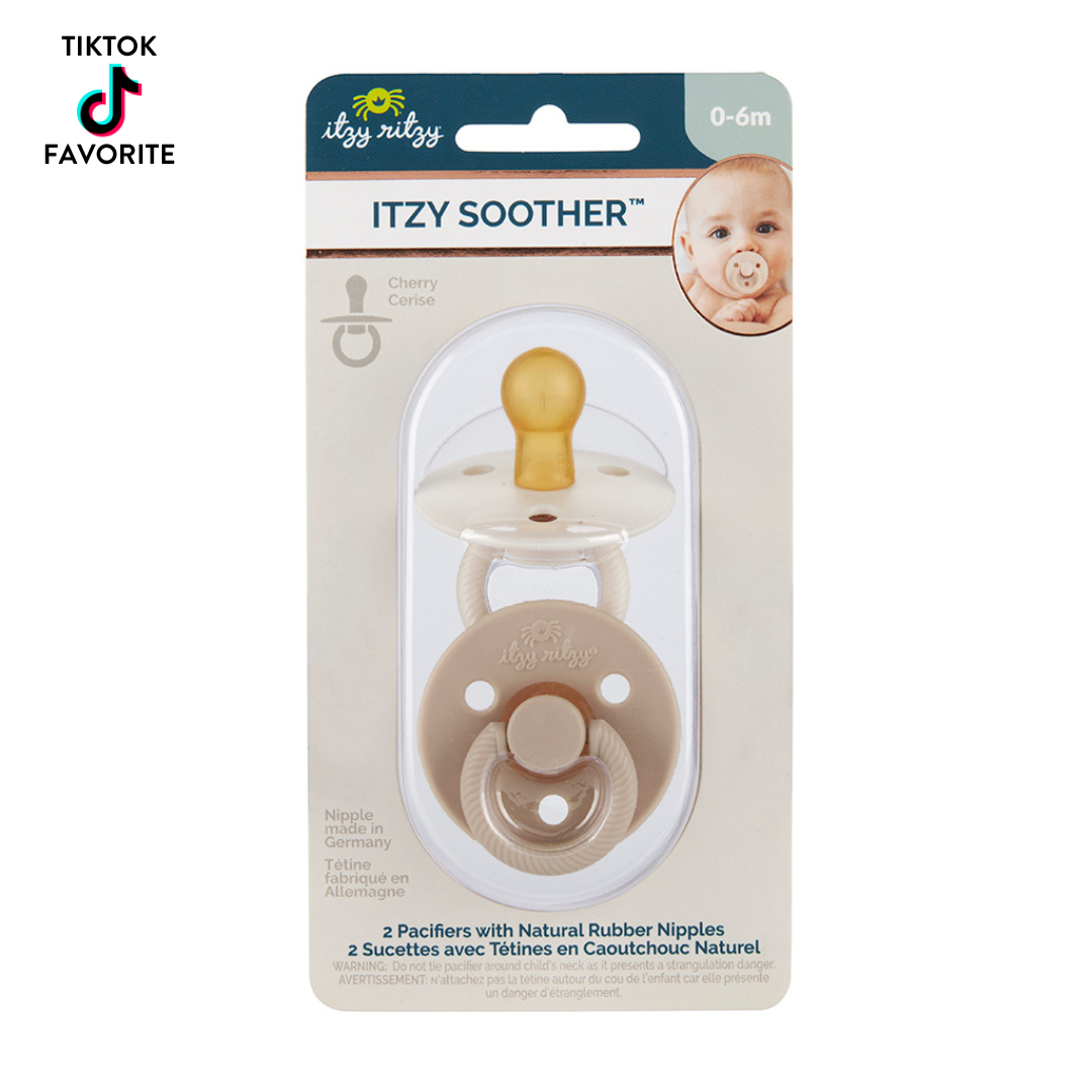Itzy Ritzy Soother Natural Rubber Pacifier Set