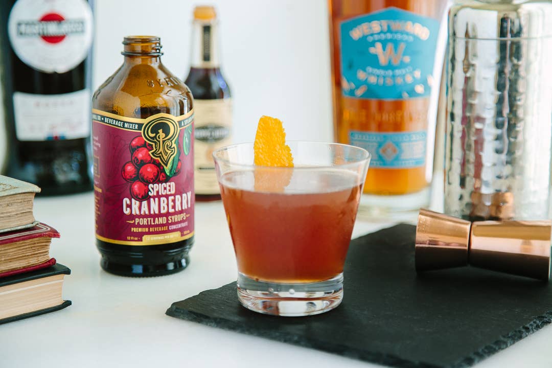 Portland Syrups Spiced Cranberry Cocktail & Coffee Syrup — 12oz