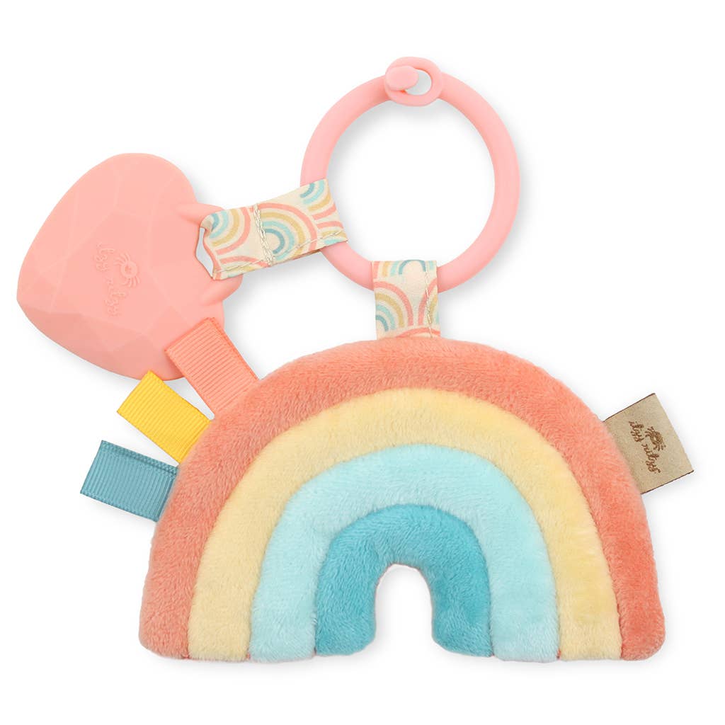 Itzy Ritzy Plush Pal Teether - Dino, Mushroom, Rainbow