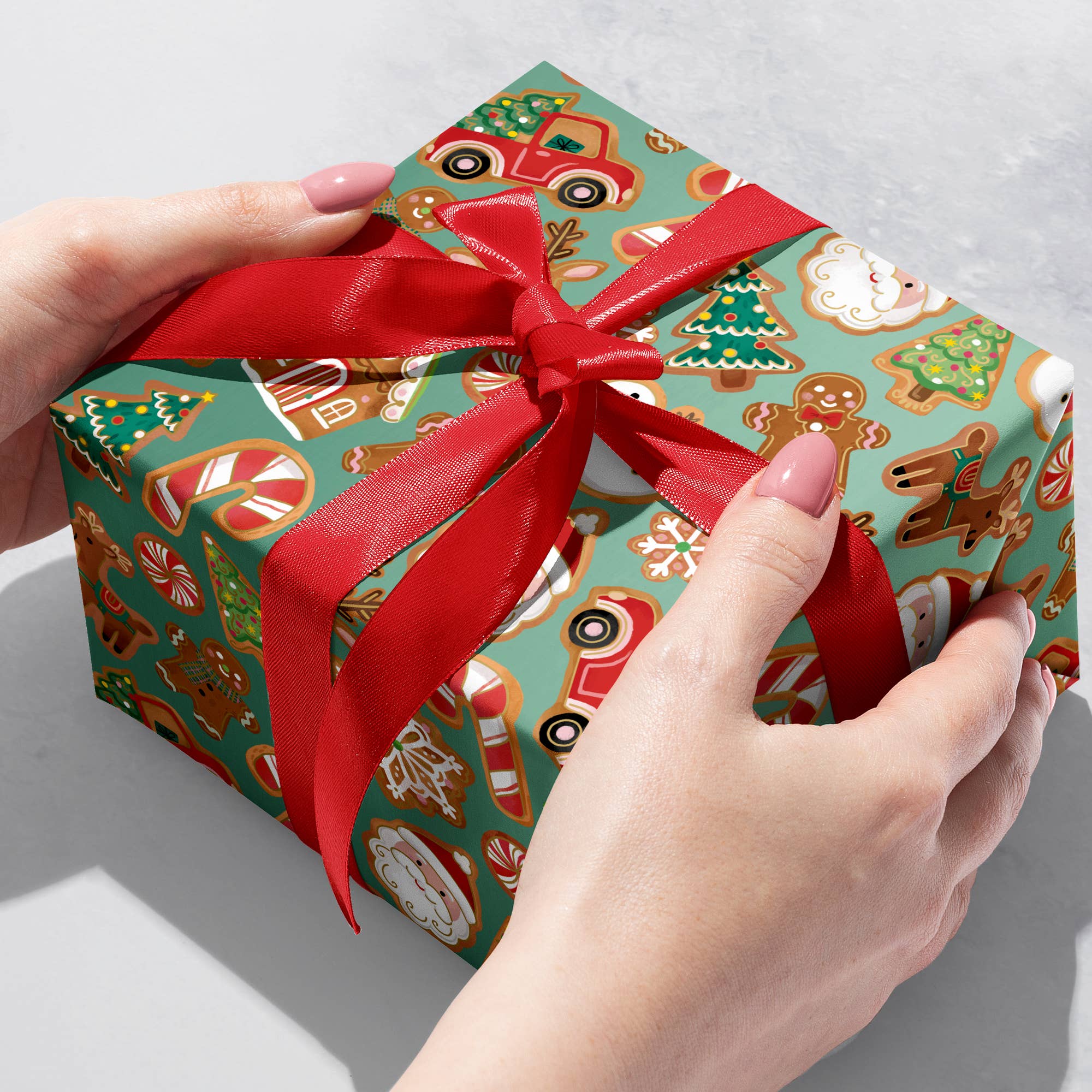 Jillson & Roberts Christmas Cookies Jumbo Wrapping Paper