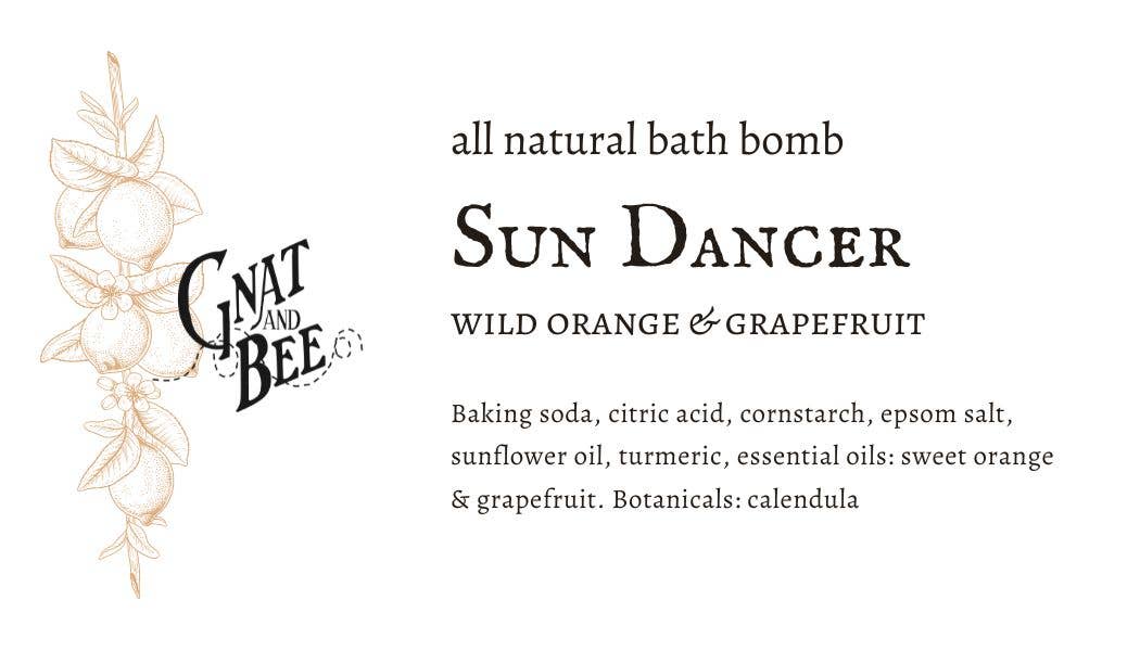 Gnat and Bee Sun Dancer Bath Bomb