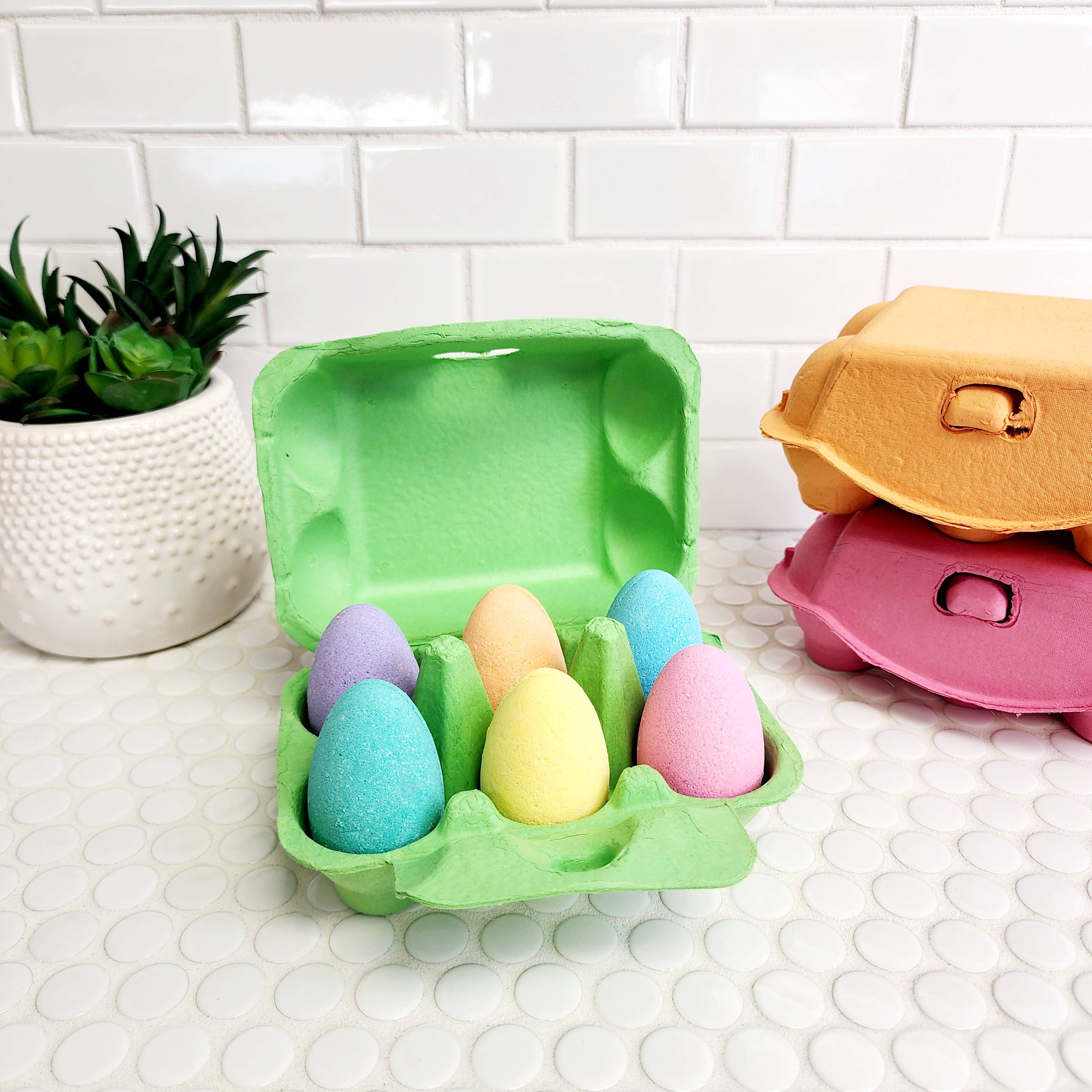 Happy Hippo Easter Egg Bubble Bombs - 6 Pack
