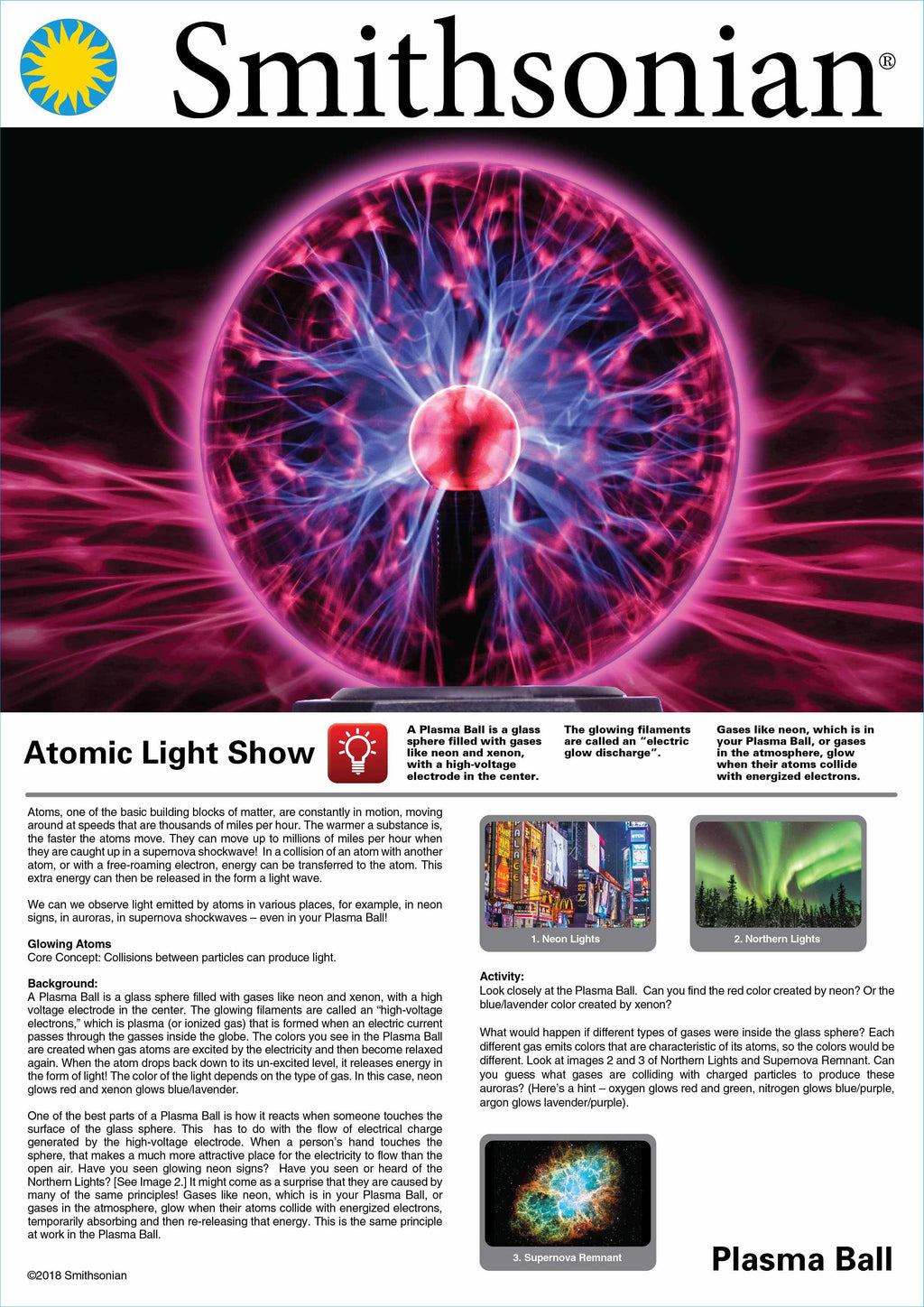 Toysmith Smithsonian Plasma Ball
