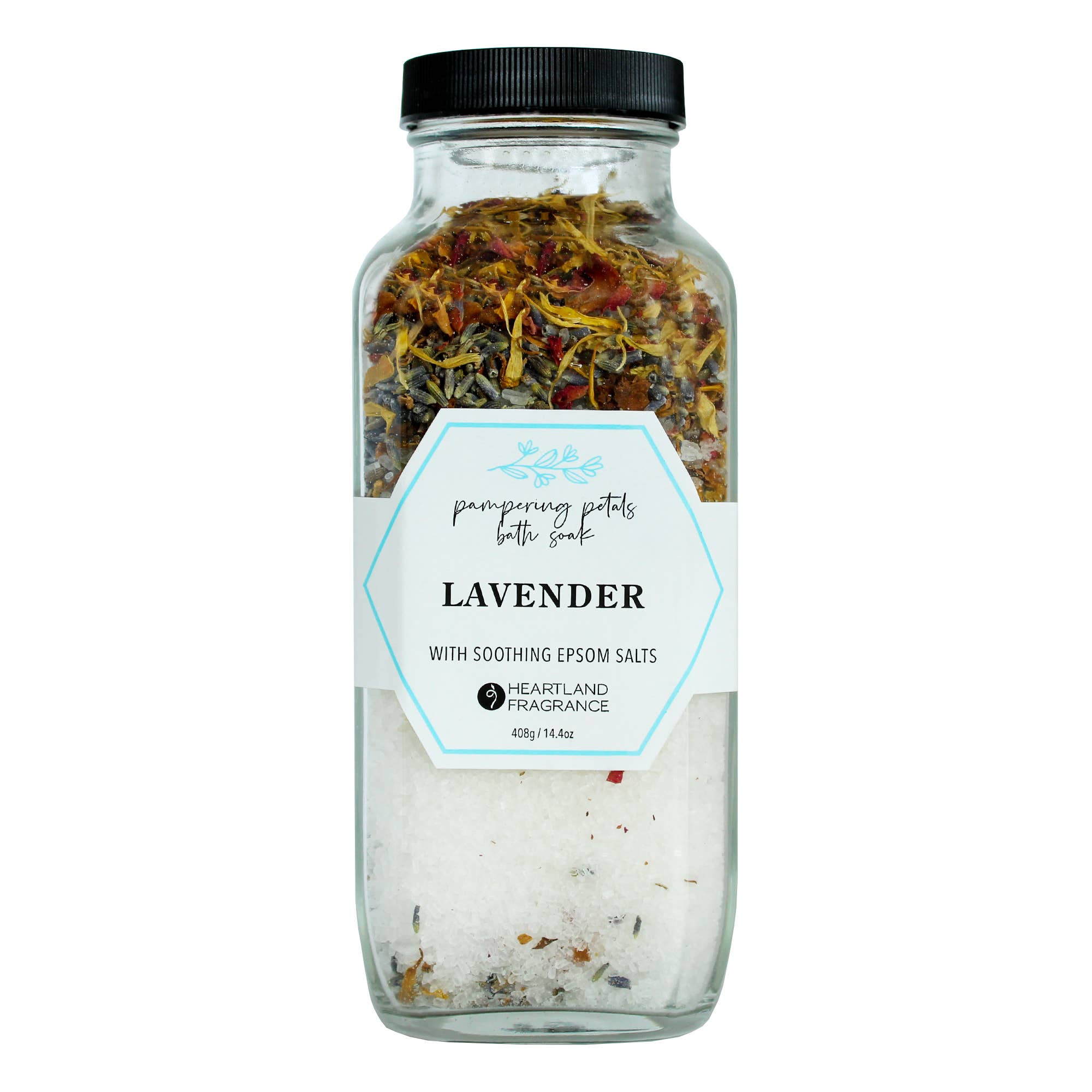 Heartland Fragrance Pampering Petals Lavender Soaking Salts